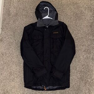 Burton Men's Black Hooded Snowboard Jacket